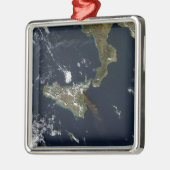 シチリア島のエトナ山の噴火 メタルオーナメント (左)