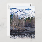 シチリア島のバルカン・エトナ ポストカード (正面/裏面)