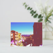 シチリア島の夏のシアンシアナ ポストカード (スタンド正面)