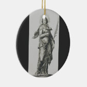 シチリア島の聖アガサ セラミックオーナメント (右)