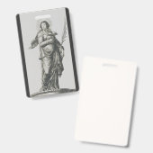 シチリア島の聖アガサ バッジ (Front & Back)