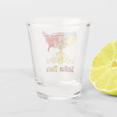 シチリア島アメリカのルーツ ショットグラス (裏面)