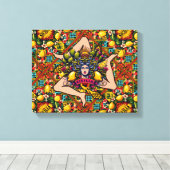 シチリア島 キャンバスプリント (インサイチュ (ウッドフロア))