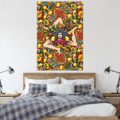 シチリア島 キャンバスプリント (インサイチュ (寝室))