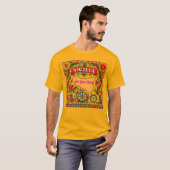 シチリア島 シチリアデザイン(名前をカスタマイズ可能) Tシャツ (正面フル)