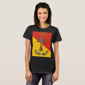 シチリア島 / シチリア十字架Tシャツ Tシャツ (正面フル)