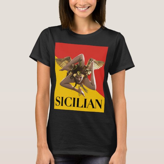シチリア島 - シチリア Tシャツ (正面)