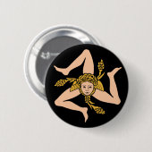 シチリア島 缶バッジ (正面&裏面)