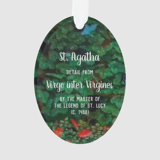 シチリア島(詳細; M 070)アクリル オーナメント (裏面)