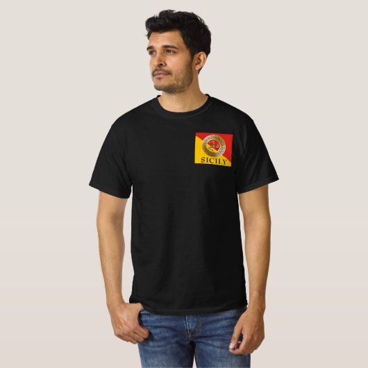 シチリア島 / Sicilia Tシャツ (正面フル)