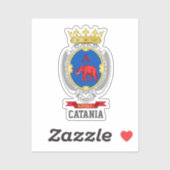 シチリア州カターニアの紋章 シール (シート)