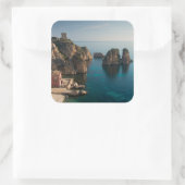 シチリア州スコペロのファラリオーニとトンナラ スクエアシール (バッグ)