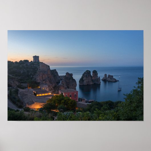 シチリア州スコペロのファラリオーニとトンナラ ポスター (正面)