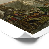 シチリア州パレルモにある大聖堂で、ジョンが彫ったもの ポスター (角)