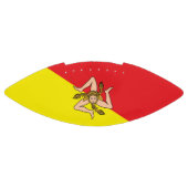 シチリア州旗を持つ愛国的なアメリカンフットボール アメリカンフットボール (パネル)