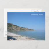 シチリア州,タオルミーナ ポストカード (正面/裏面)