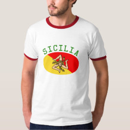 シチリア旗Tシャツ Tシャツ