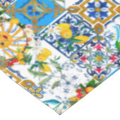 シチリア様式,夏の芸術,レモン テーブルクロス (アングル)