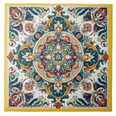 シチリア模様 タイル (正面)