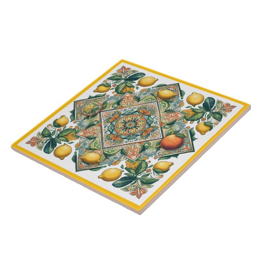 シチリア模様 タイル (側面)