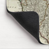 シチリア諸島を持つイタリアの新しい地図 マウスパッド (コーナー)