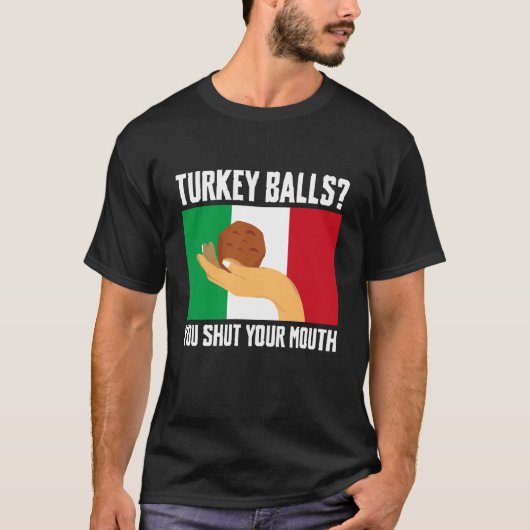 シチリア風ミートボール ターキー肉団子 Tシャツ (正面)