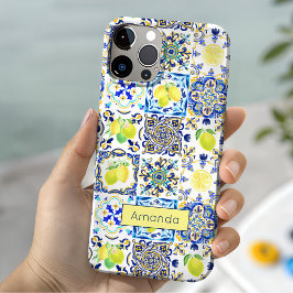シチリア アマルフィ 地中海 マヨリカ焼 iPhone 15ケース