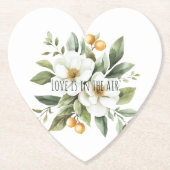 シチリア イタリアン ラスティック ブルー ストライプ  ブライダルシャワー ペーパーコースター (正面)