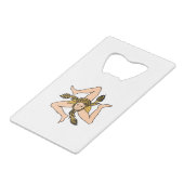 シチリア・イタリア クレジットカード栓抜き (正面アングル)