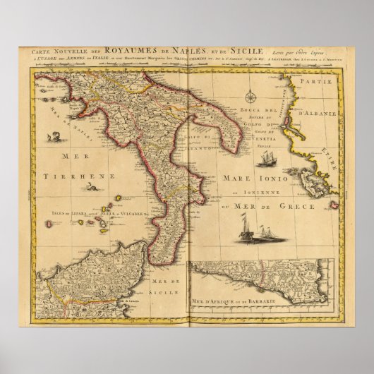 シチリア・イタリア ポスター (正面)