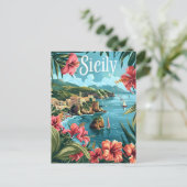 シチリア・イタリア ポストカード (スタンド正面)