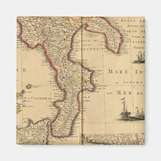 シチリア・イタリア マグネット (正面)