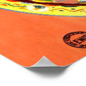 シチリア，イタリア，果物のキャリッジ，ヴィンテージ ポスター (角)