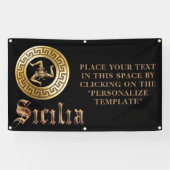 シチリア カスタマイズ可能な商業用バナー看板 横断幕 (横)