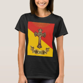 シチリア / シチリア十字架Tシャツ Tシャツ