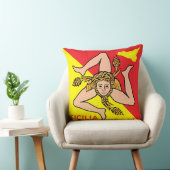 シチリア・シチリア国旗 クッション (椅子)