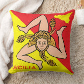 シチリア・シチリア国旗 クッション (ブランケット)