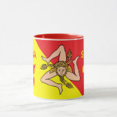 シチリア・シチリア国旗 マグカップ (中央)