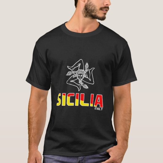 シチリア・シチリア・シチリア・イタリアイタリアンイタリア Tシャツ (正面)