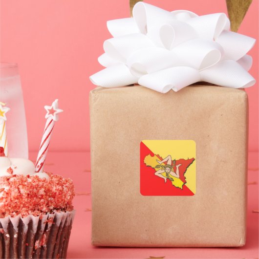 シチリア🇮🇹 ☀️ スクエアシール (パーティー)