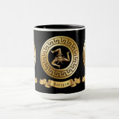 シチリア（トリナクリアのシンボル付き）マグカップ マグカップ (中央)