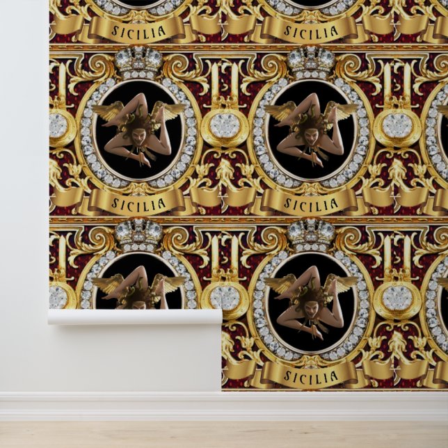 シチリア（トリナクリア）メドゥーサデザイイタリアンナー 壁紙 (アプリケーション)