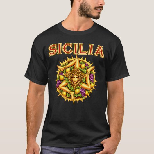 シチリア・トリナクリア Tシャツ (正面)