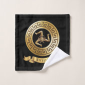 シチリア（トリナリア付き）シンボルバスタオオルセット バスタオルセット (ウォッシュタオル)