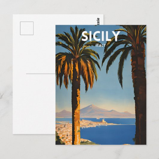 シチリア ポストカード (正面/裏面)
