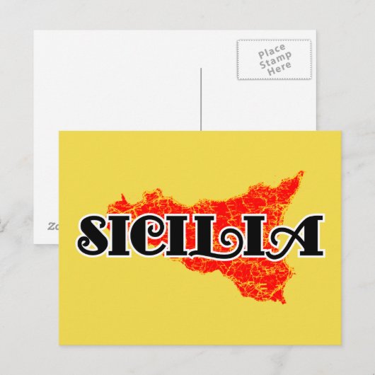 シチリア ポストカード (正面/裏面)
