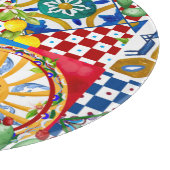 シチリア，マジョリカ，タイル，レモン カッティングボード (角)