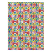 シチリア，マジョリカ，タイル，レモン テーブルクロス (正面)