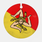 シチリア メタルオーナメント (裏面)