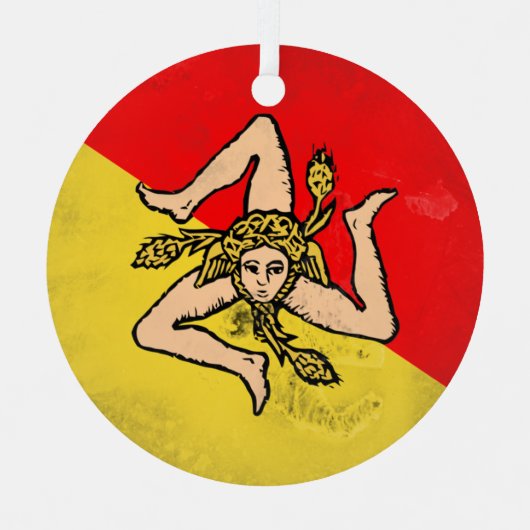 シチリア メタルオーナメント (正面)